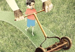 kieu-cha-me-may-xen-co-lawnmower-parenting